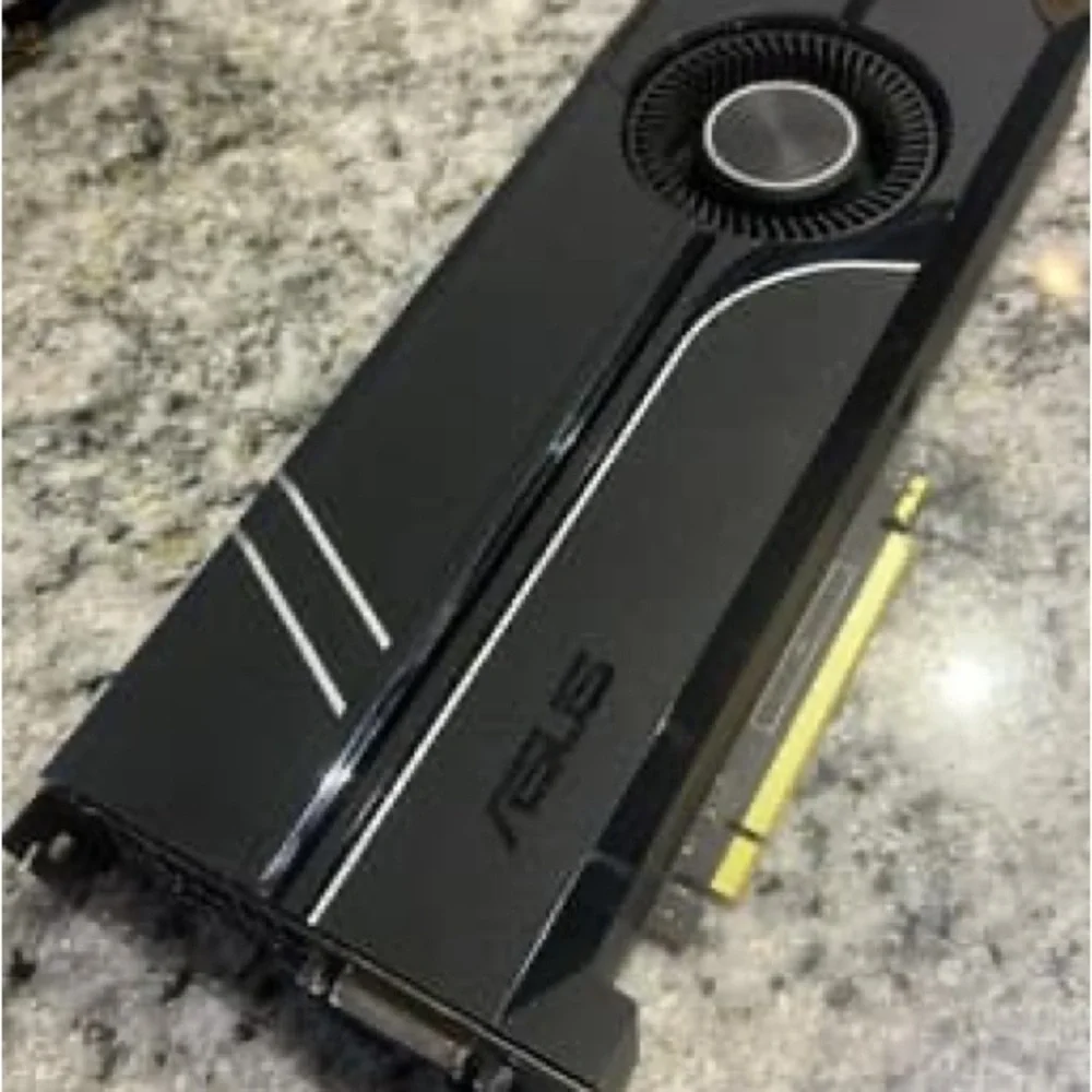ASUS Black and Silver Graphics Card